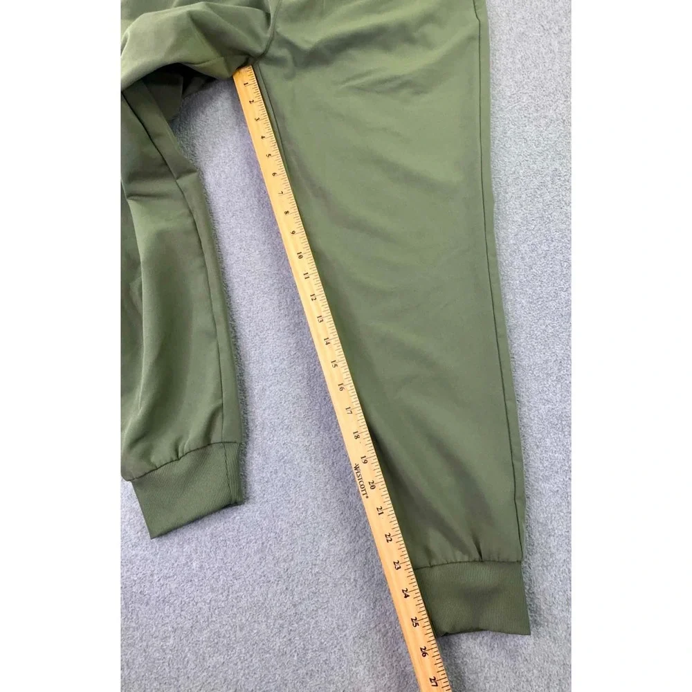 FIGS HW Zamora Jogger Scrub Pants Womens S Petite Green Zip Pockets RN Medic